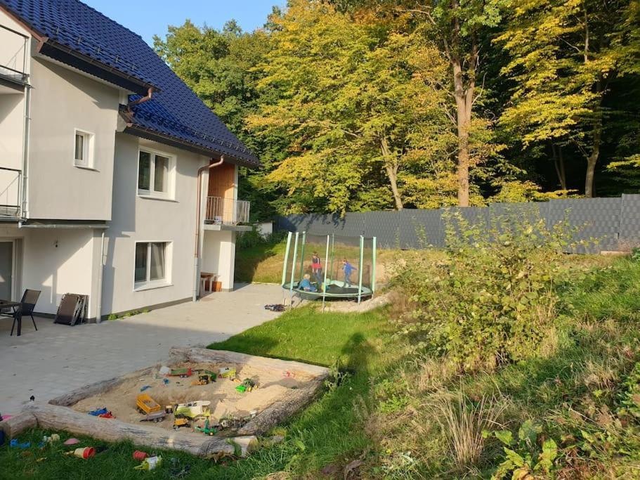 Fewo Winter In Der Villa Waldrand Mit Zwei Balkonen Bad Wunnenberg Exterior photo